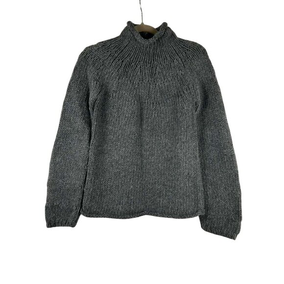 Express Women's Medium Gray Sweater Pullover Lambswool & Rabbit Hair Blend - Picture 1 of 12